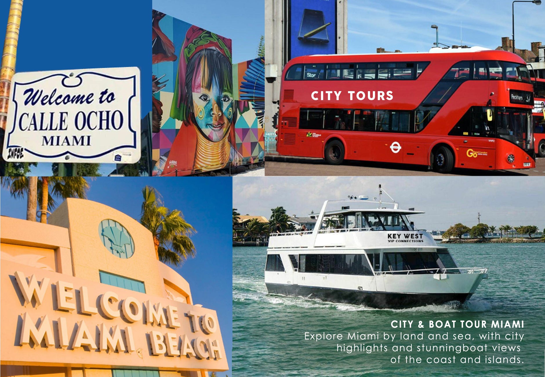 City & Boat Tour – VIP Conecctions Miami